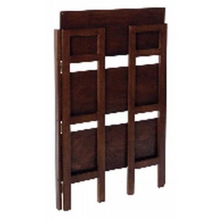 Winsome Trading WINSOME TRADING-Stackable Folding Shelf 3-Tier-Antique Walnut 94896